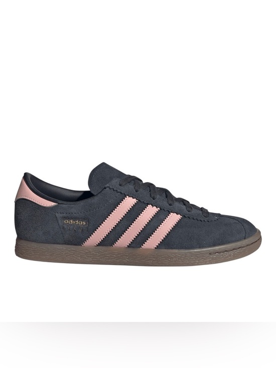 adidas Shoes - 🆕 adidas Stadt Lace Up Sneakers Women’s 8, 9.5 | Black Pink Suede | Gum Sole